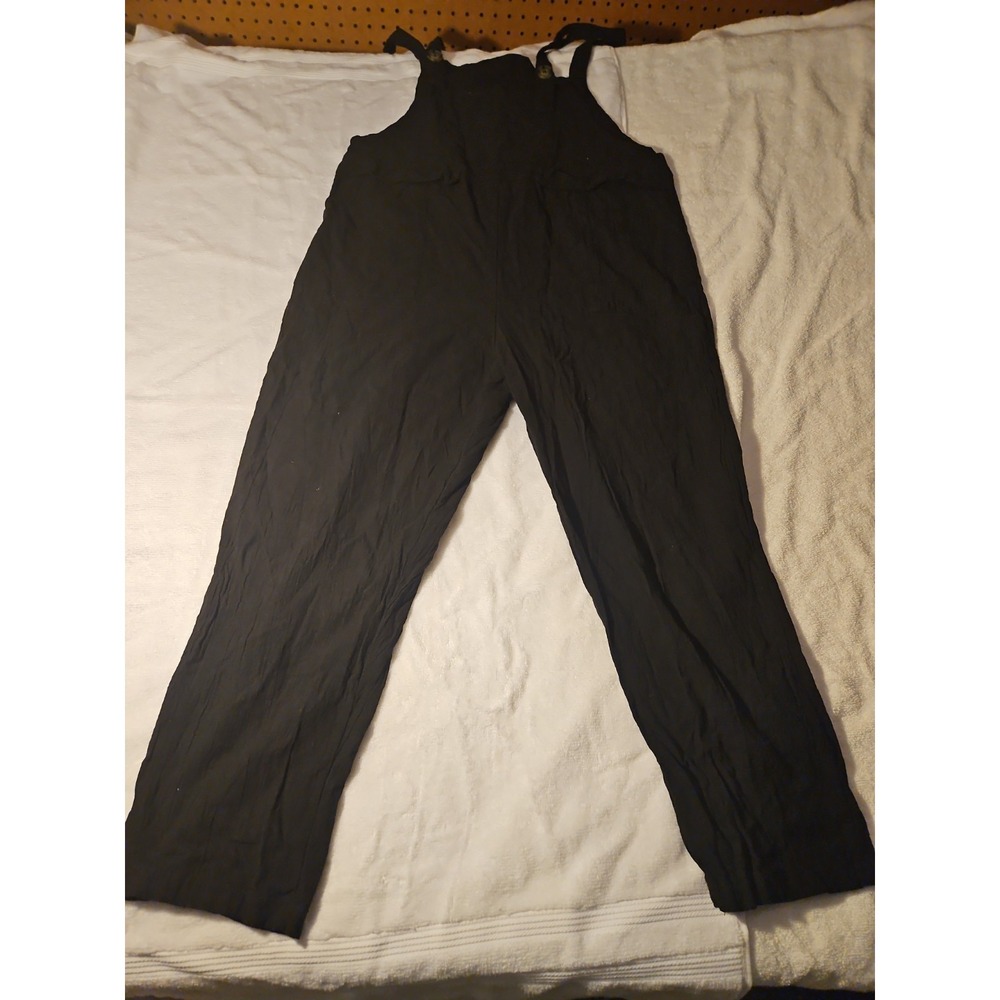 Women's Fashion  Overall Pants Black Size‎ M